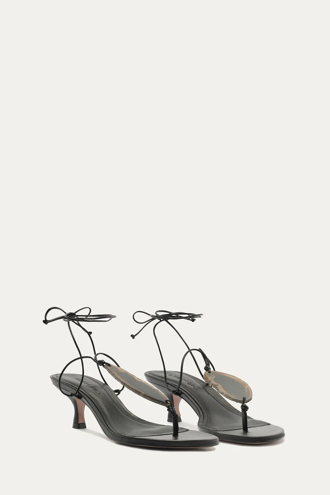 Stone Kitten Heel Sandal - Image 4
