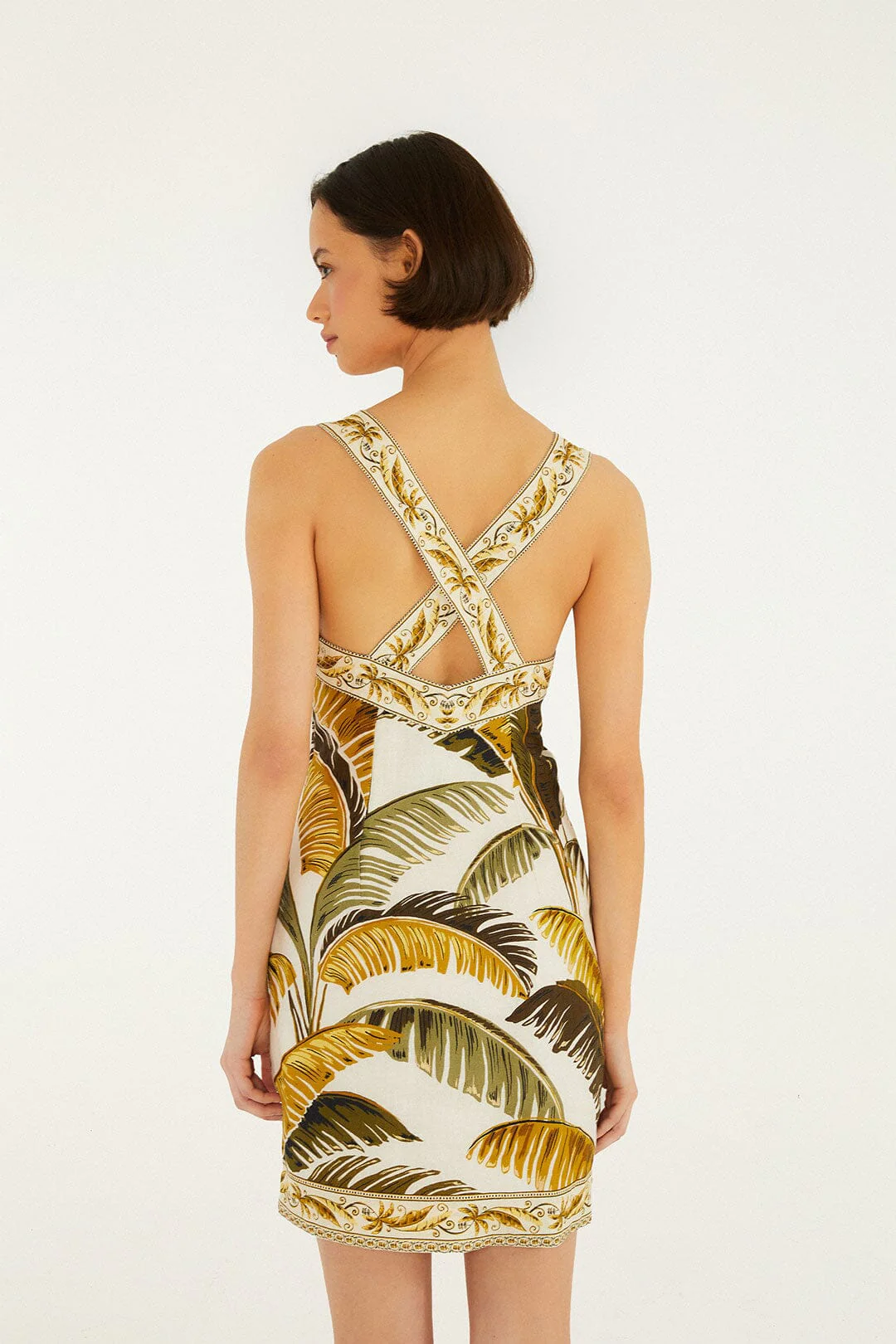 Off-White Trancoso Buttoned Mini Dress - Image 4