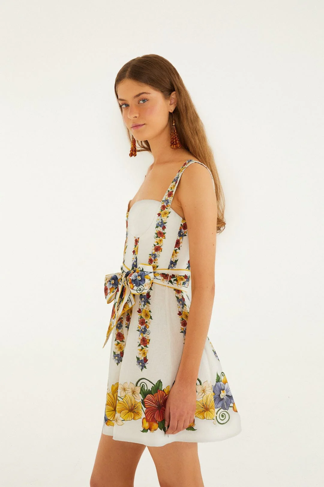 Off-White Tropi Belted Mini Dress - Image 2