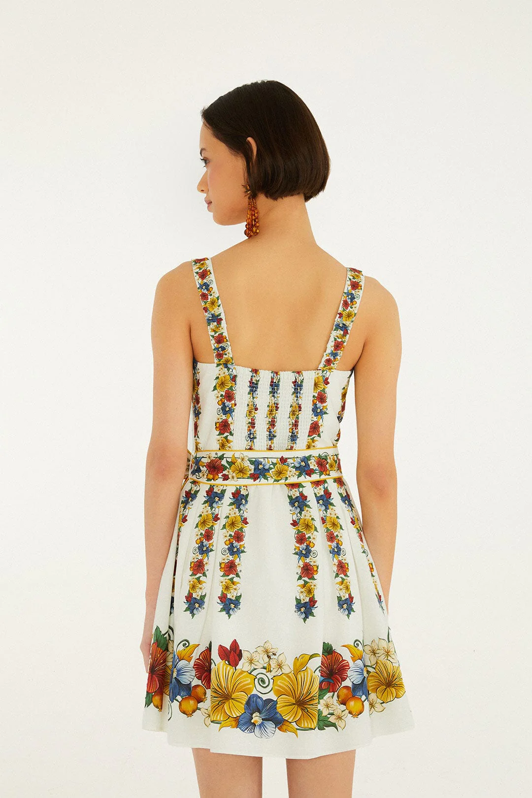 Off-White Tropi Belted Mini Dress - Image 4