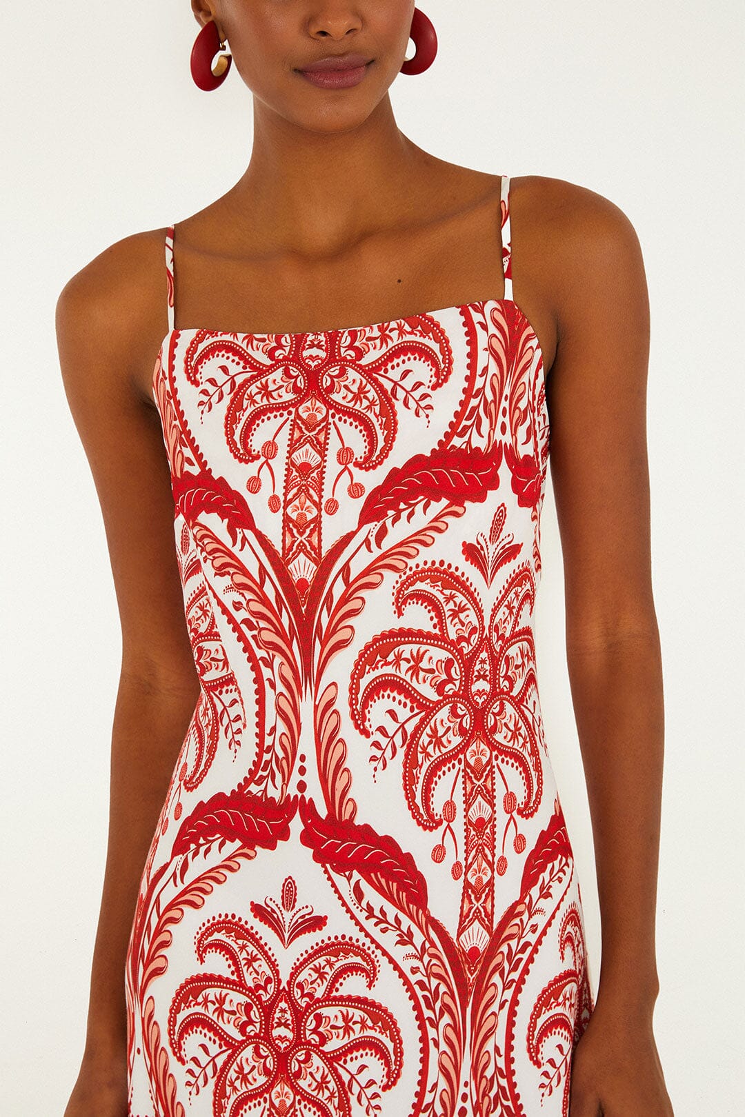 Off-White Tropical Cameo Slip Maxi Dress - Image 2