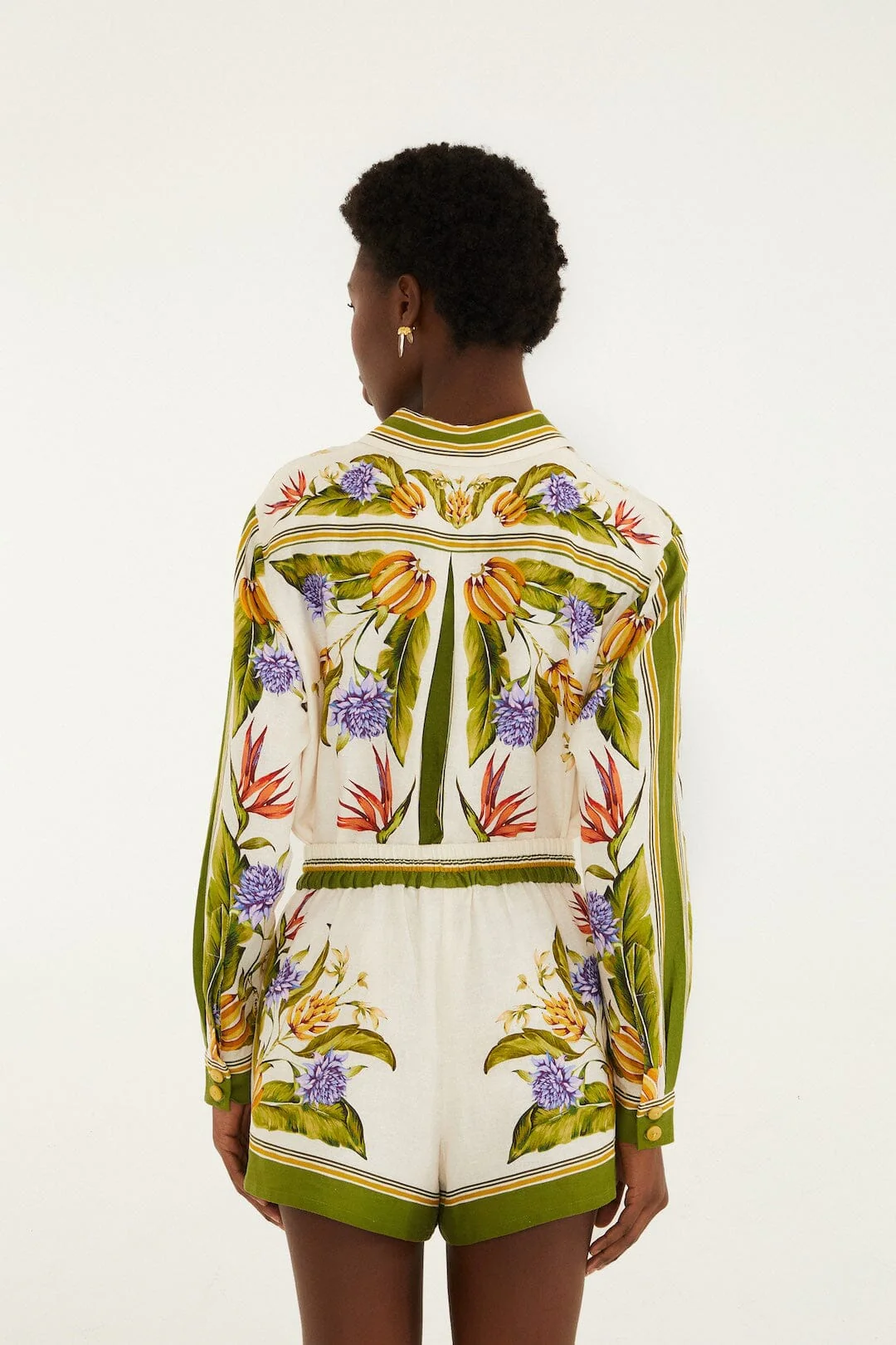 Sand Tropical Scarf Shorts - Image 3