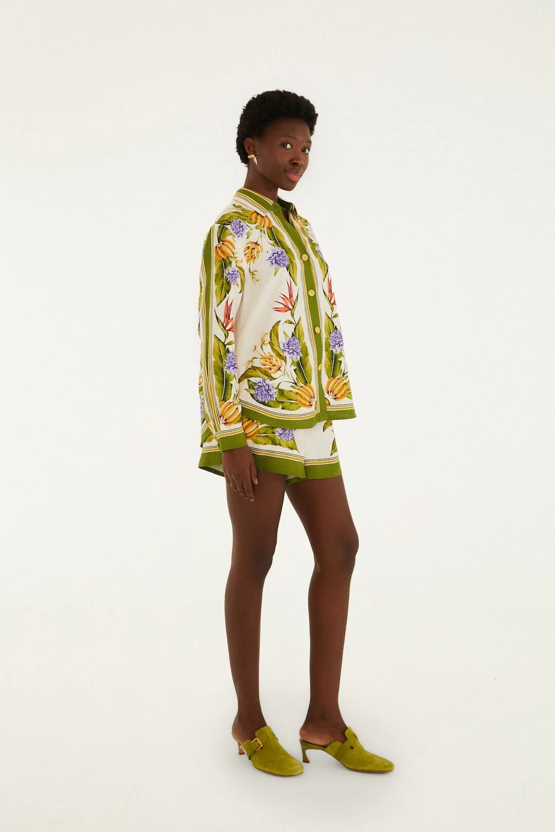 Sand Tropical Scarf Shorts - Image 4