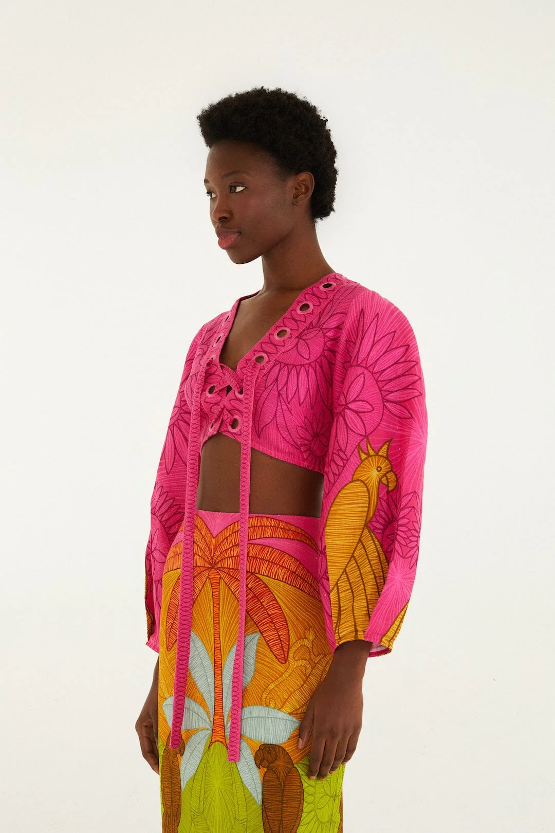 Multicolor Usiacuri Eyelet Blouse - Image 5