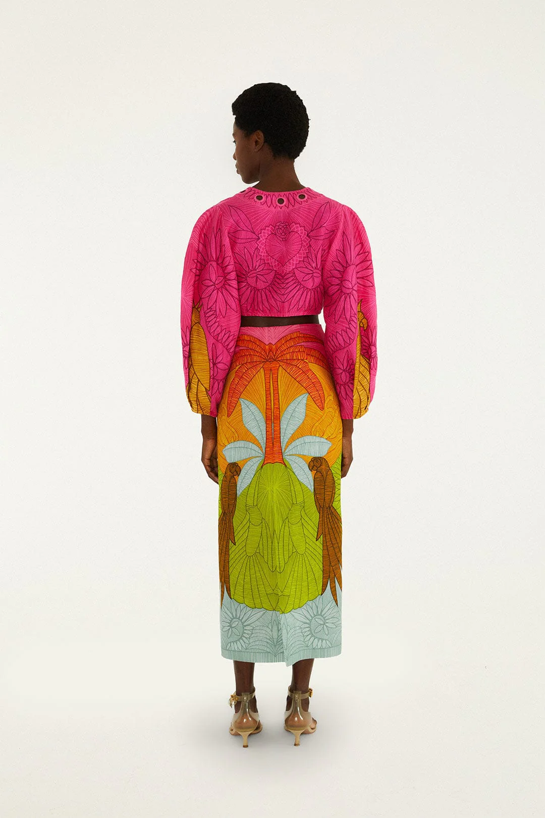 Multicolor Usiacuri Midi Skirt - Image 3