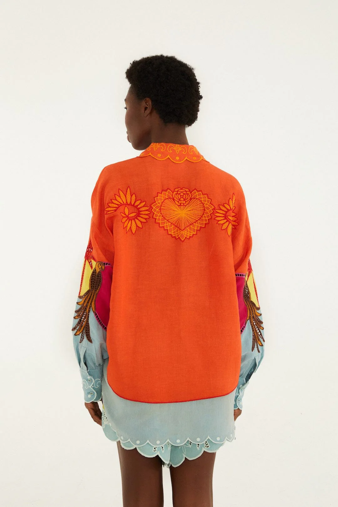 Multicolor Usiacuri Embroidered Richelieu Shirt - Image 3
